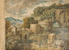 Landscape with Fortifications, 1836. Creator: John Wilhelm Nahl