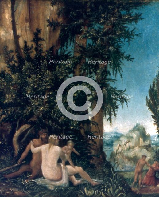 'Landscape with family of Satyrs', 1507. Artist: Albrecht Altdorfer