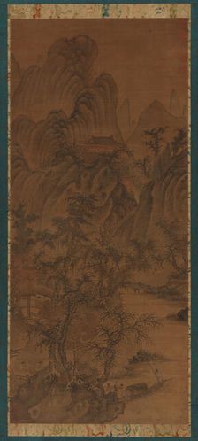 Landscape with Farm Buildings and Figures, 1368-1644. Creator: Unknown