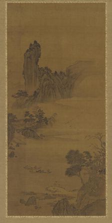 Landscape with Ferry Boats, Qing dynasty, 18th century. Creator: Unknown
