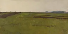 Landscape with fields, 1885-1922. Creator: Willem Witsen