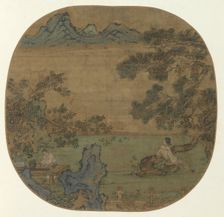 Landscape with Figures, 960-1279. Creator: Unknown