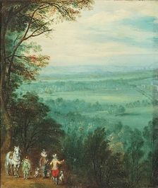 Landscape with Figures, 1630-1650. Creator: David Teniers II