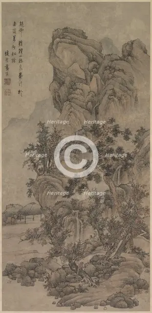 Landscape with Figures, 1644-1911. Creator: Unknown.