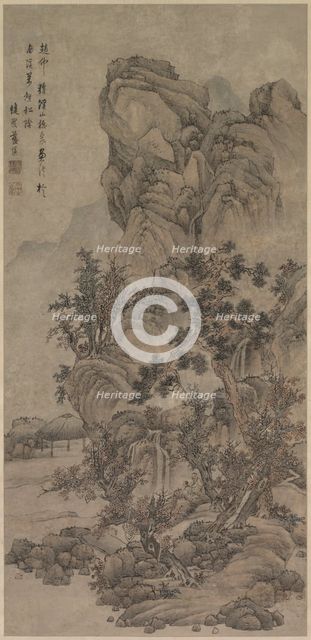 Landscape with Figures, 1644-1911. Creator: Unknown.