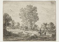 Landscape with Figures, 1654. Creator: Pieter Molijn