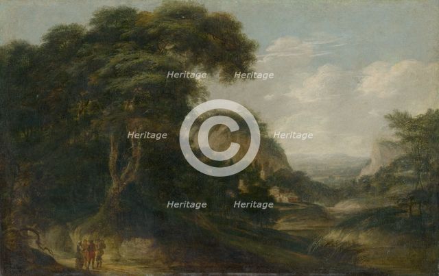 Landscape with figures, 1720-1730. Creator: Franz Joachim Beich.
