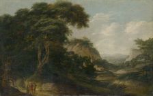 Landscape with figures, 1720-1730. Creator: Franz Joachim Beich