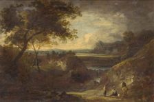 Landscape with figures 1796-1838. Creator: Benjamin Barker
