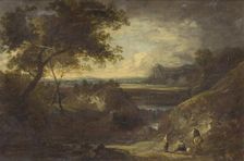 Landscape with figures 1796-1838. Artist: Benjamin Barker
