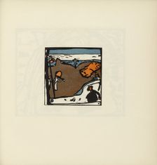Landscape with Figures and Crucifix. From Klänge (Sounds), 1913