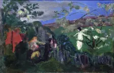Landscape with Figures, Before 1907. Creator: Nikolai Johannes Astrup