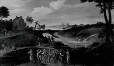 Landscape with Figures, c. 1600/25. Creator: Joos de Momper, the younger