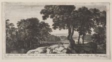 Landscape with Figures. Creator: Gabriel Perelle (French, c. 1603-1677)