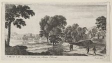Landscape with Figures. Creator: Gabriel Perelle (French, c. 1603-1677)