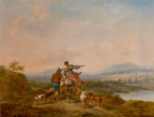 Landscape with Figures, late 18th-early 19th century. Creator: Balthasar Paul Ommeganck