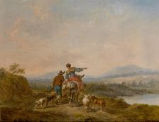 Landscape with Figures, late 18th-early 19th century. Creator: Balthasar Paul Ommeganck