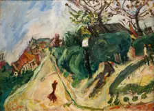 Landscape with Figures (Paysage avec personnages), ca 1919