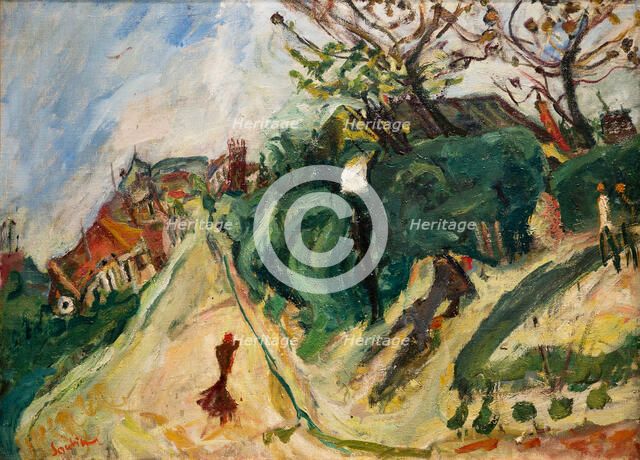 Landscape with Figures (Paysage avec personnages), ca 1919.