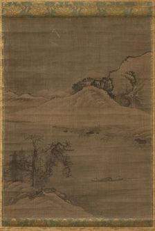 Landscape with Fishermen, 1600s. Creator: Yi Bul-hae (Korean, active 1500s), attributed to
