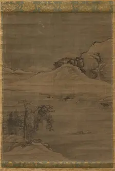 Landscape with Fishermen, 1600s. Creator: Yi Bul-hae (Korean, active 1500s), attributed to