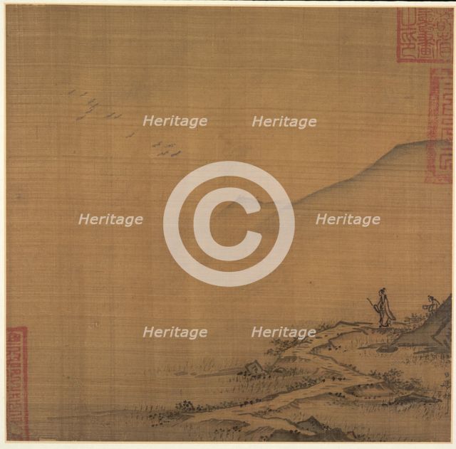 Landscape with Flying Geese, mid-1200s. Creator: Ma Lin (Chinese, c. 1185-after 1260).