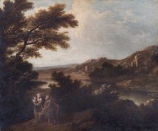 Landscape with Flight into Egypt 18th century. Artist: Sir Joshua Reynolds