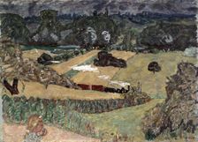 Landscape with Freight Train 1909. Artist: Pierre Bonnard