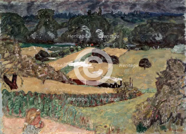 'Landscape with Freight Train', 1909.  Artist: Pierre Bonnard