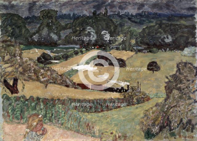 'Landscape with Freight Train', 1909.  Artist: Pierre Bonnard
