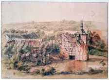 Landscape with Houses c1643-1687. Artist: Gillis Neyts