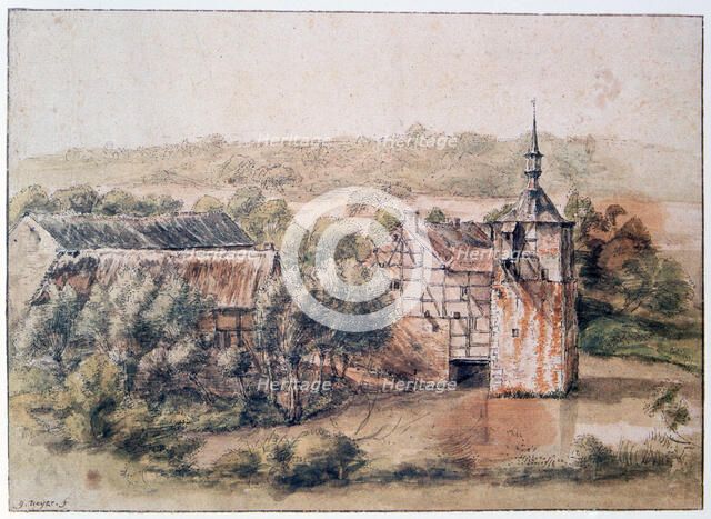 'Landscape with Houses', c1643-1687. Artist: Gillis Neyts