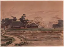 Landscape with Houses. Creator: Winckworth Allan Gay