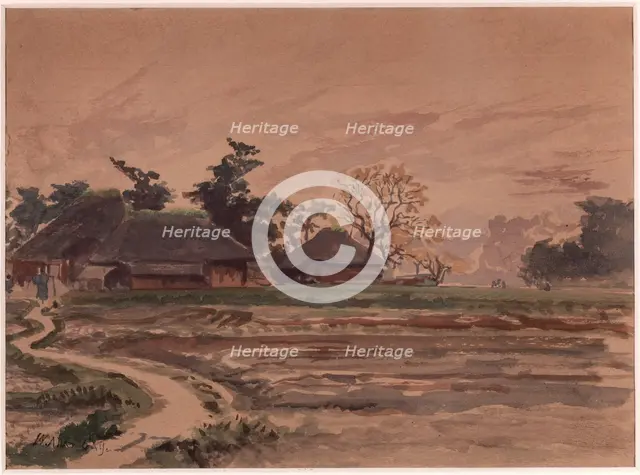 Landscape with Houses. Creator: Winckworth Allan Gay.