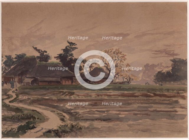 Landscape with Houses. Creator: Winckworth Allan Gay.