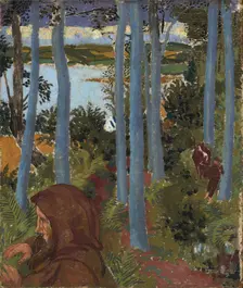 Landscape with Hooded Man, 1903