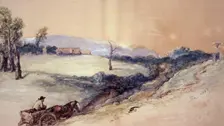 Landscape with Horse and Cart 1883. Artist: Sir John Gilbert