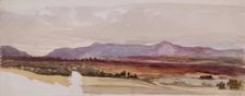 Landscape with Hills in the Distance, c1840s. Creator: John Phillip