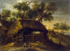 Landscape with Huts, 1650. Creator: Antonio del Castillo y Saavedra