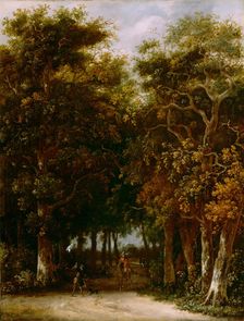 Landscape with Hunter, between 1665 and 1670. Creator: Roelof van Vries
