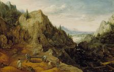 Landscape with Ironworks, 1595. Creator: Lucas van Valckenborch
