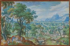 Landscape with Jacob at the Well, 1593. Creator: Hans Bol