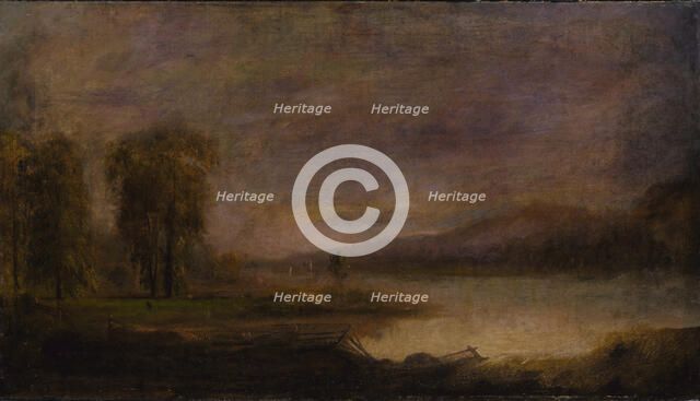 Landscape with Lake, 1864. Creator: Robert Seldon Duncanson.