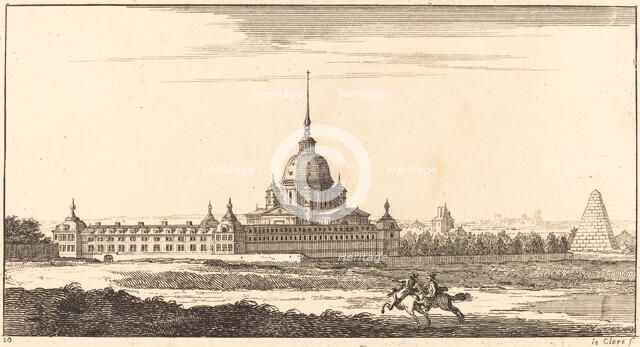 Landscape with Monastery, 1673. Creator: Sebastien Le Clerc.
