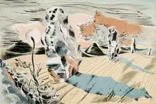 Landscape with Megaliths, 1936. Creator: Paul Nash