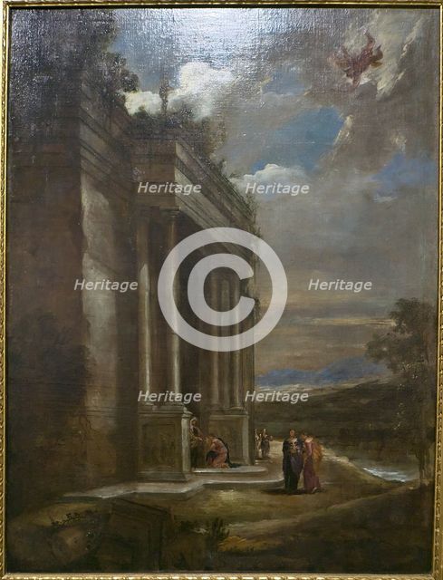 Landscape with Mercury and Herse, 1660. Creator: Juan Bautista Martínez del Mazo.