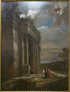 Landscape with Mercury and Herse, 1660. Creator: Juan Bautista Martínez del Mazo