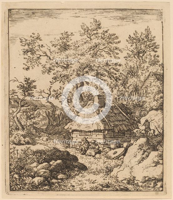 Landscape with Millstone near a Cask, probably c. 1645/1656. Creator: Allart van Everdingen.