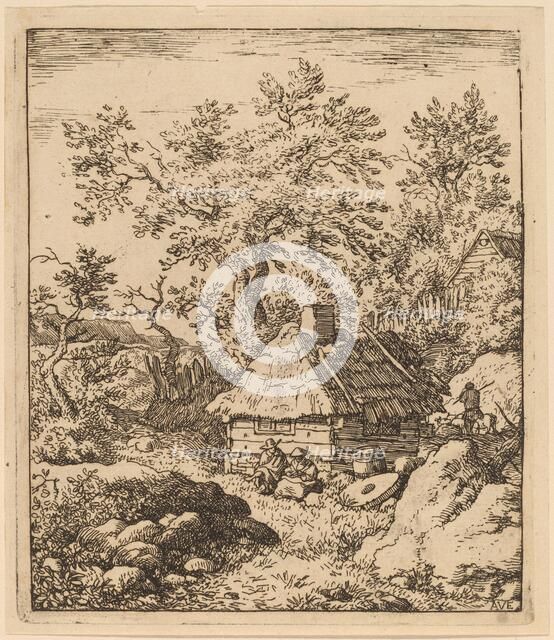 Landscape with Millstone near a Cask, probably c. 1645/1656. Creator: Allart van Everdingen.