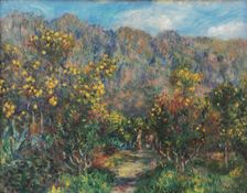 Landscape with Mimosas, 1912. Creator: Renoir, Pierre Auguste (1841-1919)